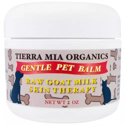 Tierra Mia Organics, Raw Goat Milk Skin Therapy, Gentle Pet Balm, 2 oz Review
