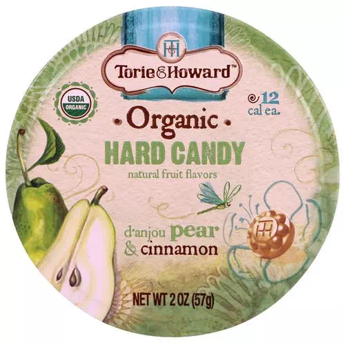 Torie & Howard, Organic, Hard Candy, D'Anjou Pear & Cinnamon, 2 oz (57 g) Review
