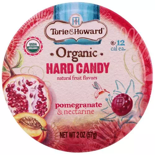 Torie & Howard, Organic, Hard Candy, Pomegranate & Nectarine, 2 oz (57 g) Review