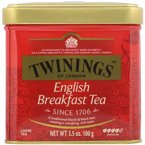 Twinings, Classics, English Breakfast Loose Tea, 3.53 oz (100 g) Review