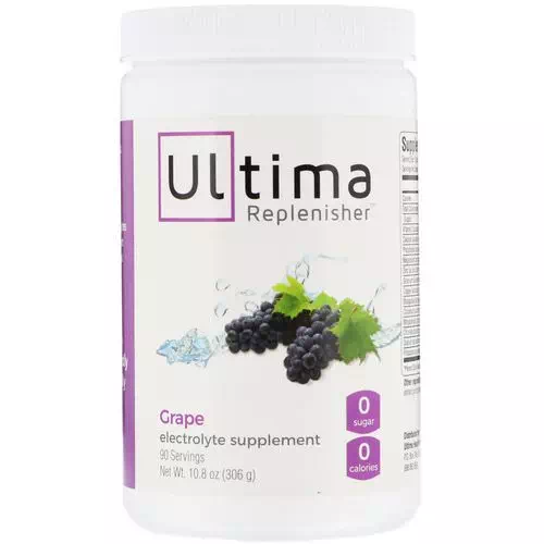 Ultima Replenisher, Electrolyte Powder, Grape, 10.8 oz (306 g) Review