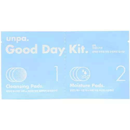 Unpa, Good Day Kit, Cleansing Pads & Moisture Pads, 6 Piece Kit Review