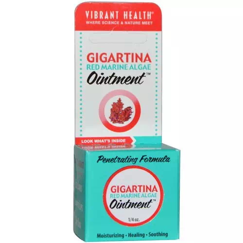 Vibrant Health, Gigartina Red Marine Algae Ointment, 1/4 oz Review