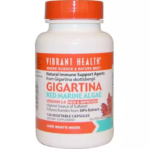 Vibrant Health, Gigartina, Red Marine Algae, Version 2.0, 120 Vegetable Capsules Review