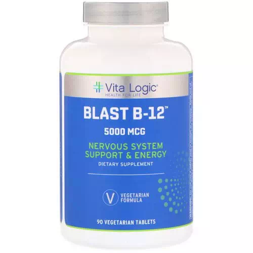 Vita Logic, Blast B-12, 5000 mcg, 90 Vegetarian Tablets Review