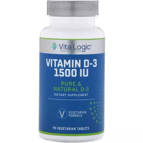 Vita Logic, Vitamin D-3, 1,500 IU, 90 Vegetarian Tablets Review