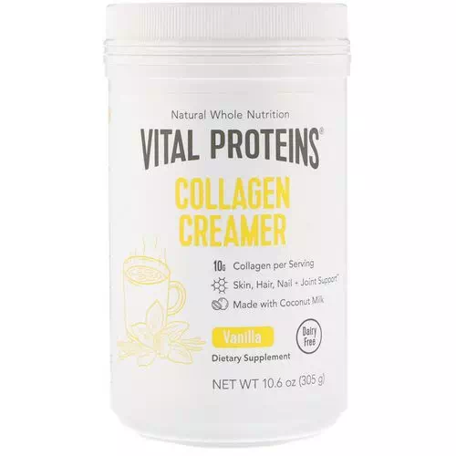 Vital Proteins, Collagen Creamer, Vanilla, 10.6 oz (305 g) Review