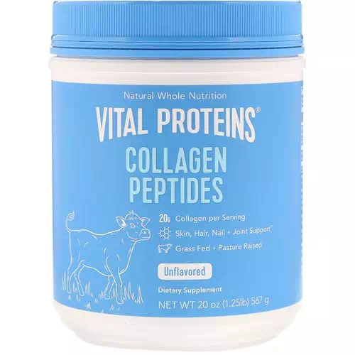 Vital Proteins, Collagen Peptides, Unflavored, 1.25 lbs (567 g) Review