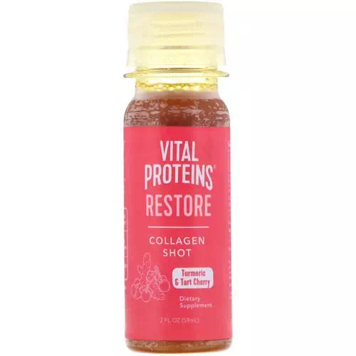 Vital Proteins, Collagen Shot, Restore, Turmeric & Tart Cherry, 2 fl oz (59 ml) Review