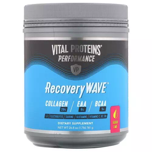 Vital Proteins, Performance, RecoveryWave, Guava Lime, 26.8 oz (761 g) Review