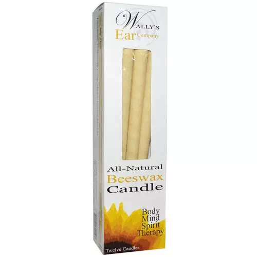 Wally's Natural, Ear Candles, Luxury Collection, Unscented, 12 Candles Review