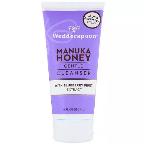 Wedderspoon, Manuka Honey, Gentle Cleanser, With Blueberry Fruit Extract, Aloe & Green Tea Scent, 6 fl oz (180 ml) Review
