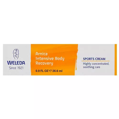 Weleda, Arnica Intensive Body Recovery, Sports Cream, 0.9 fl oz (26.6 ml) Review