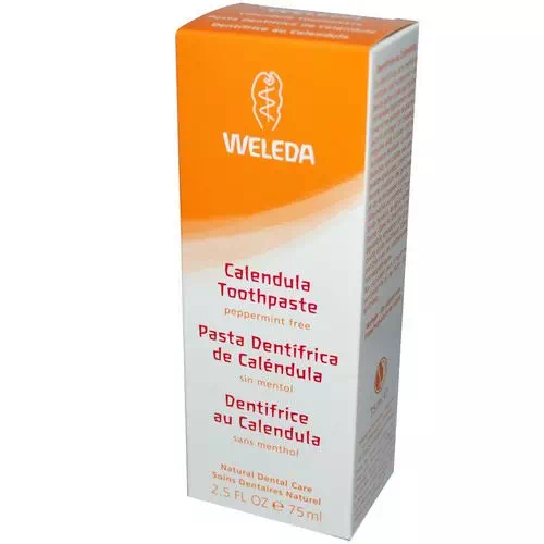 Weleda, Calendula Toothpaste, Peppermint-Free, 2.5 fl oz (75 ml) Review