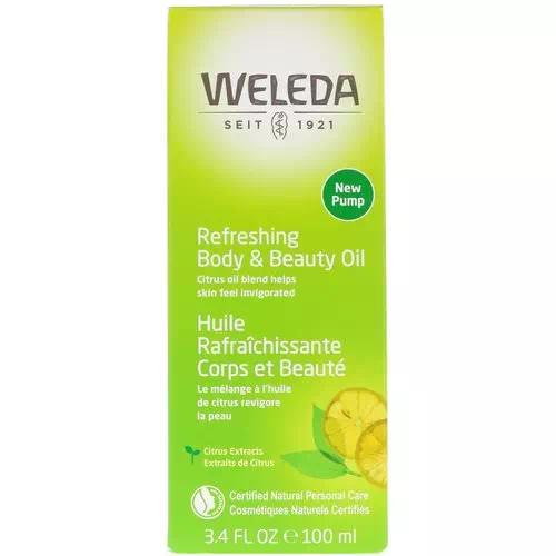 Weleda, Refreshing Body & Beauty Oil, Citrus Extracts, 3.4 fl oz (100 ml) Review
