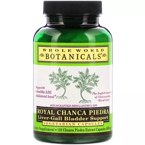 Whole World Botanicals, Royal Chanca Piedra, Liver-Gall Bladder Support, 400 mg, 120 Vegetarian Capsules Review