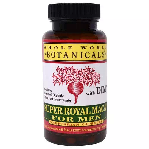 Whole World Botanicals, Super Royal Maca For Men, 500 mg, 90 Vegetarian Capsules Review