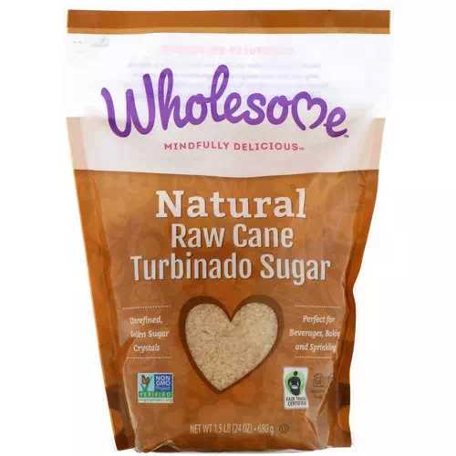Wholesome, Natural Raw Cane, Turbinado Sugar, 1.5 lbs (24 oz.) - 680 g Review