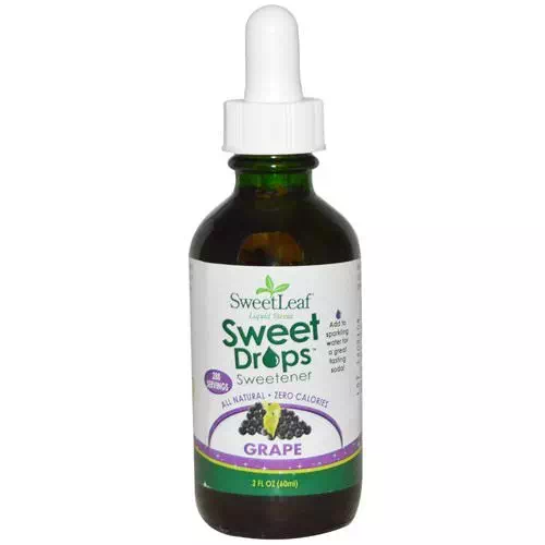 Wisdom Natural, SweetLeaf, Liquid Stevia Sweet Drops, Grape, 2 fl oz (60 ml) Review
