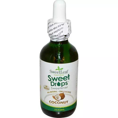 Wisdom Natural, SweetLeaf Liquid Stevia, Sweet Drops Sweetener, Coconut, 2 fl oz (60 ml) Review