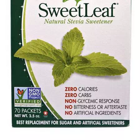 SweetLeaf, Natural Stevia Sweetner