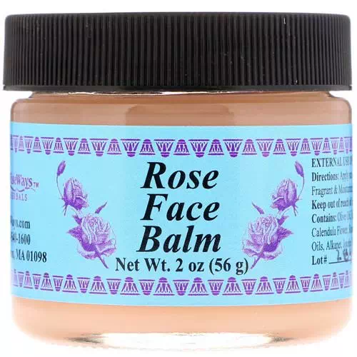 WiseWays Herbals, Rose Face Balm, 2 oz (56 g) Review