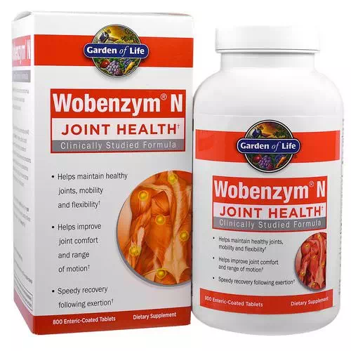 Wobenzym N, Joint Health, 800 Enteric-Coated Tablets Review