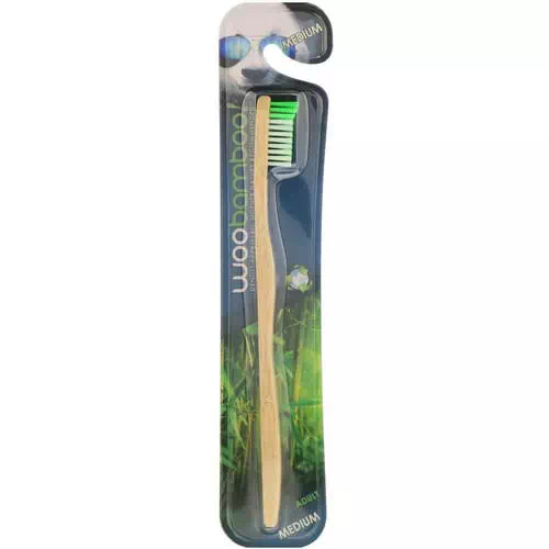 Woobamboo, Medium Adult Toothbrush, 1 Toothbrush Review