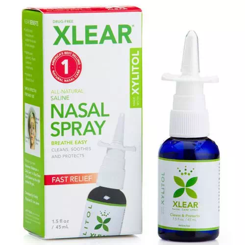 Xlear, Xylitol Saline Nasal Spray, Fast Relief, 1.5 fl oz (45 ml) Review