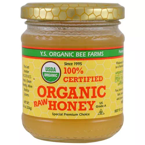 Y.S. Eco Bee Farms, 100% Certified Organic Raw Honey, 8.0 oz (226 g) Review