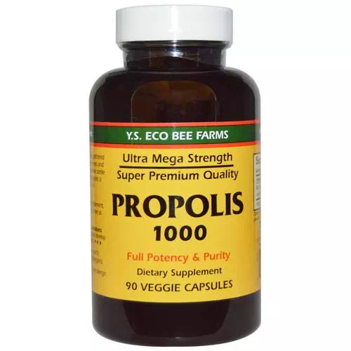 Y.S. Eco Bee Farms, Propolis 1000, 500 mg, 90 Veggie Caps Review