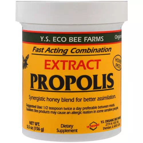Y.S. Eco Bee Farms, Propolis Extract, 5.5 oz (156 g) Review
