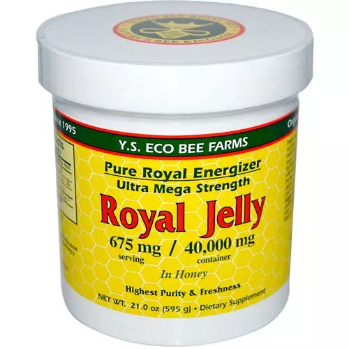 Y.S. Eco Bee Farms, Royal Jelly, in Honey, 675 mg, 1.3 lbs (595 g) Review