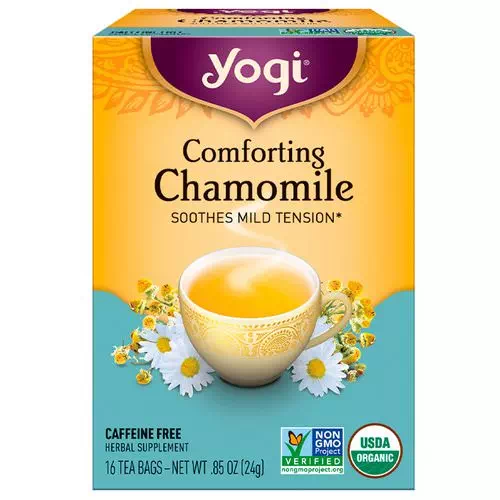 Yogi Tea, Comforting Chamomile, Caffeine Free, 16 Tea Bags, .85 oz (24 g) Review