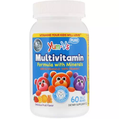 YumV's, Multivitamin Formula with Minerals, Delicious Fruit Flavor, 60 Jelly Bears Review