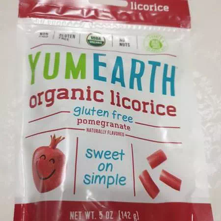 YumEarth, Organic Licorice, Pomegranate, 5 oz (142 g) Review
