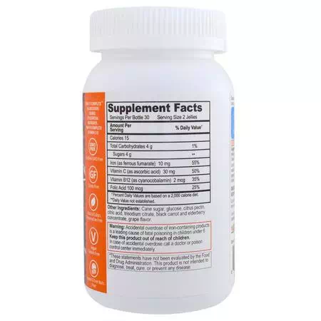 Ascorbic Acid, Vitamin C, Vitamins, Iron, Minerals, Supplements