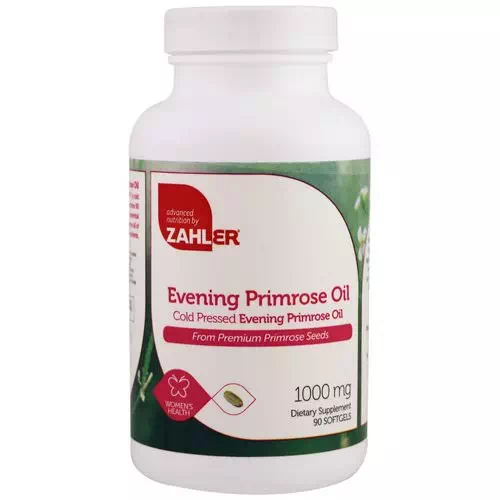 Zahler, Evening Primrose Oil, 1000 mg, 90 Softgels Review
