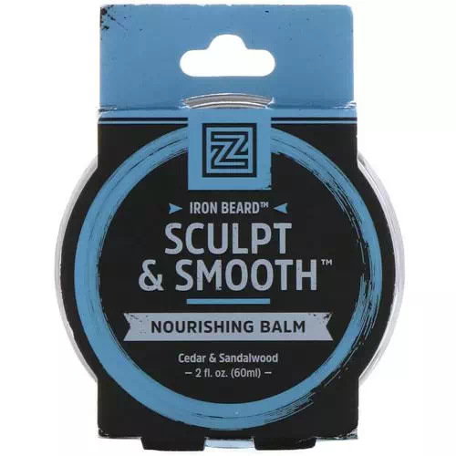 Zhou Nutrition, Iron Beard, Sculpt & Smooth Nourishing Balm, Cedar & Sandalwood, 2 fl oz (60 ml) Review
