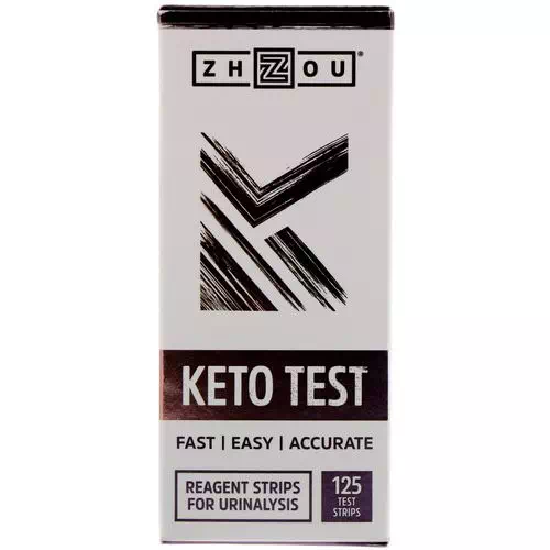 Zhou Nutrition, Keto Test, 125 Test Strips Review