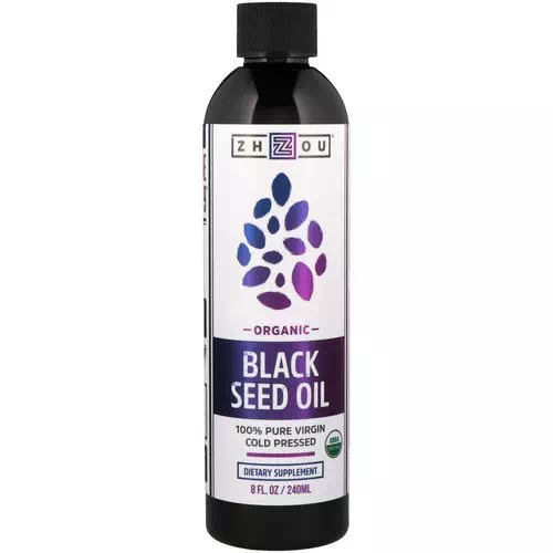 Zhou Nutrition, Organic, 100% Pure Virgin Black Seed Oil, Cold Pressed, 8 fl oz (240 ml) Review