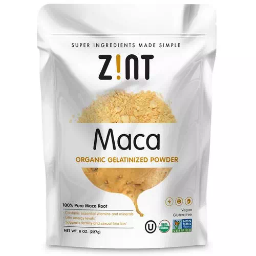 Zint, Maca, Organic Gelatinized Powder, 8 oz (227 g) Review