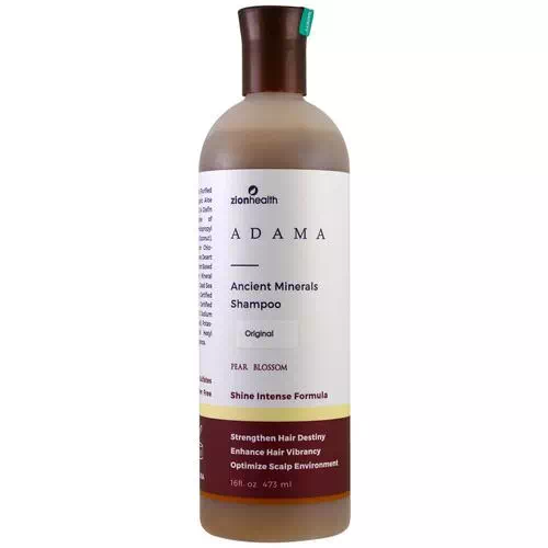 Zion Health, Adama, Ancient Minerals Shampoo, Original, Pear Blossom, 16 fl oz (473 ml) Review