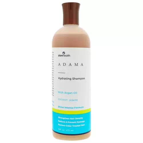 Zion Health, Adama, Hydrating Shampoo, Coconut Jasmine, 16 fl oz (473 ml) Review