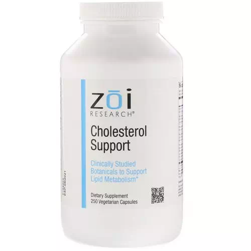 ZOI Research, Cholesterol Support, 250 Vegetarian Capsules Review