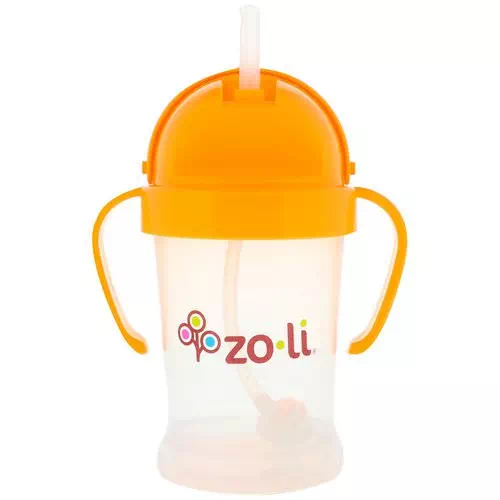 Zoli, Bot, Straw Sippy Cup, Orange, 6 oz Review
